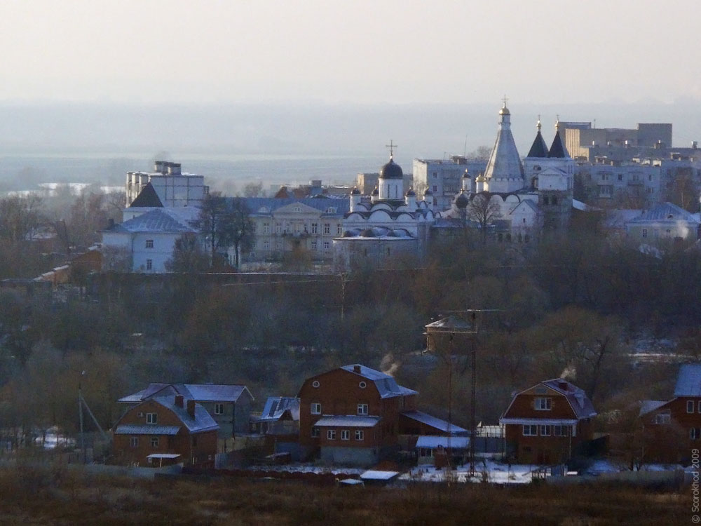 Высоцкий монастырь в реке Серпухов